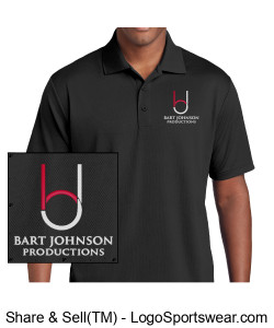 Sport-Tek Men's PosiCharge RacerMesh Polo Design Zoom